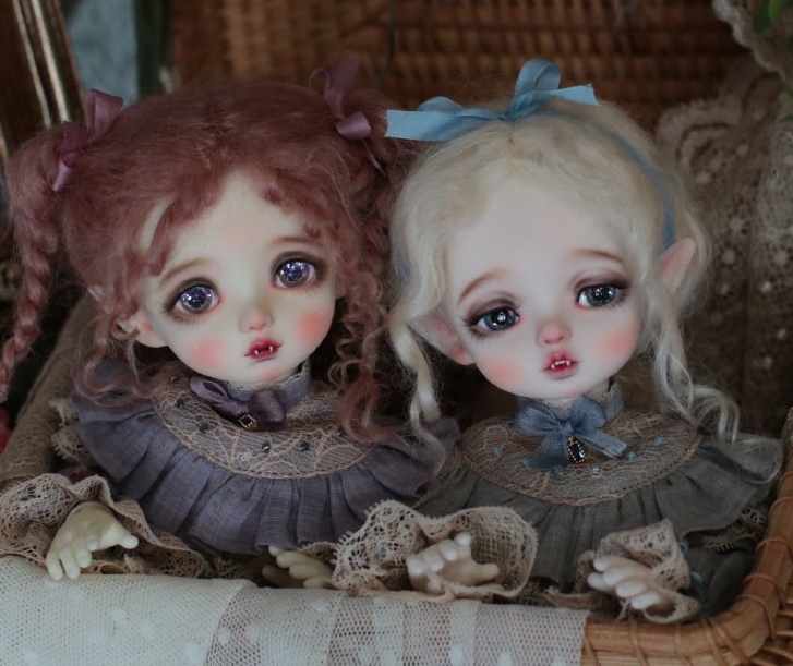 Custom doll Lona vampire 1/6 bjd - Click Image to Close